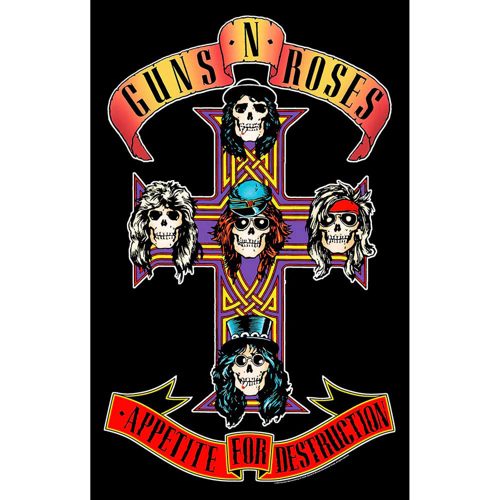 Appetite For Destruction Poster Flag