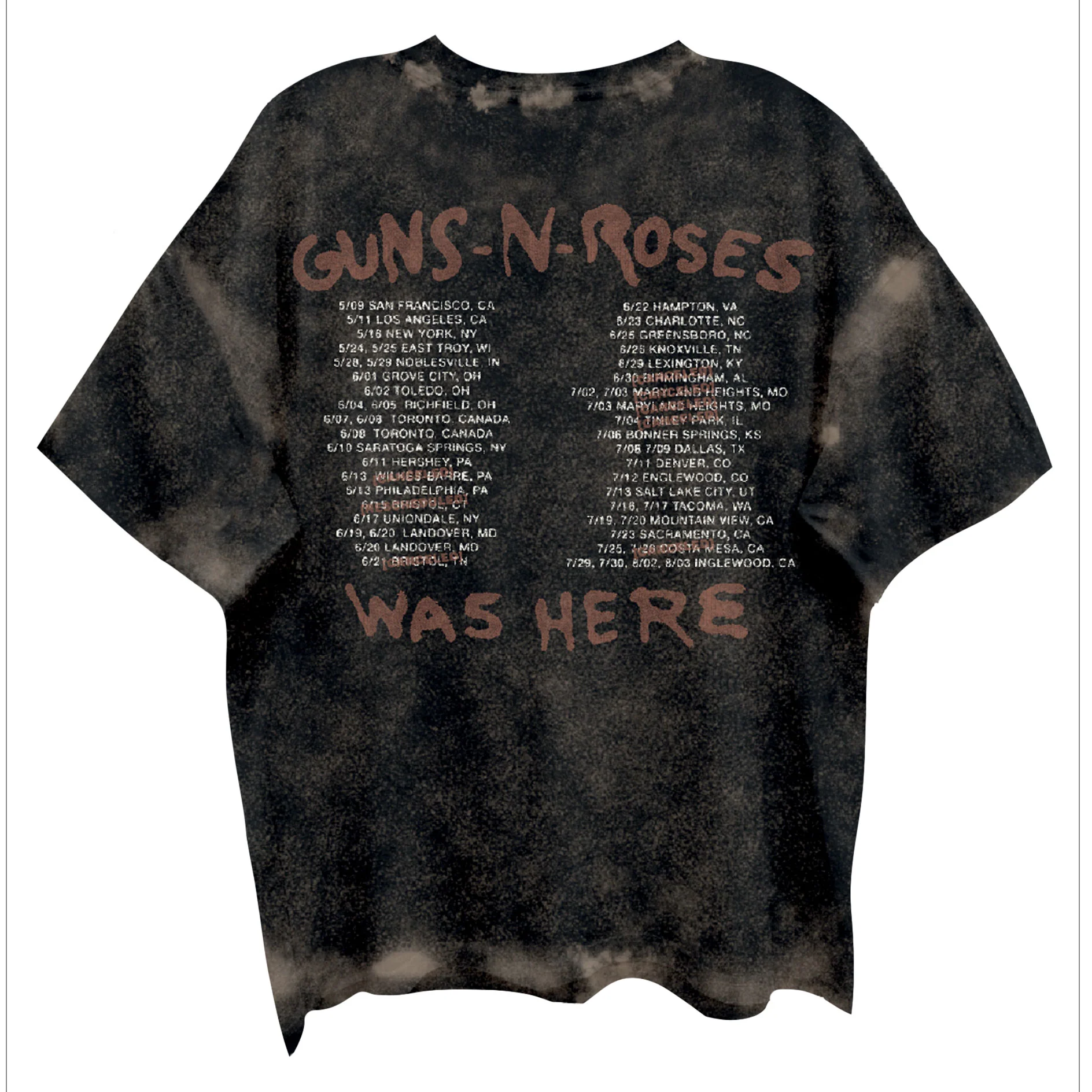 GNR Skeletons Live Vintage T-shirt - Image 2