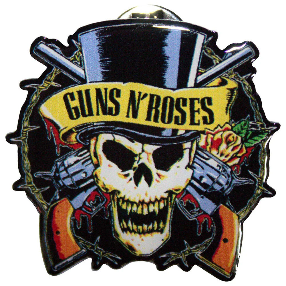 Top Hat Pewter Pin Badge