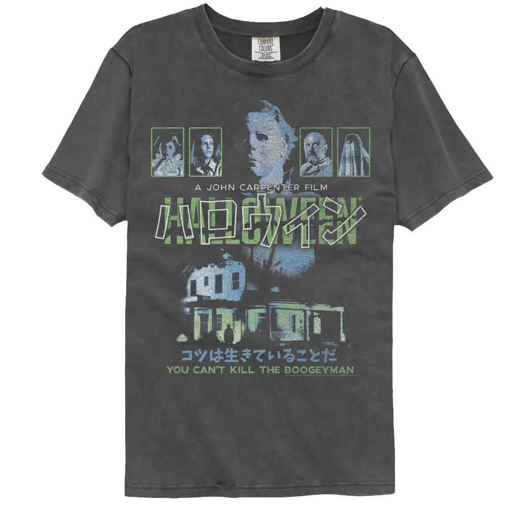Halloween Poster Style W Japanese Comfort Color T-shirt