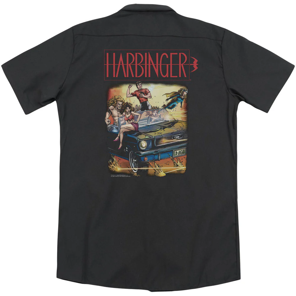 Vintage Harbinger(Back Print) Workshirt - Image 2