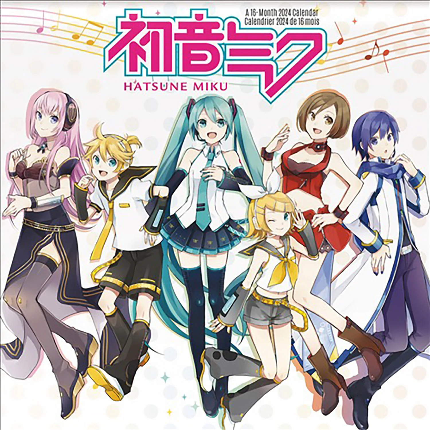 2024 Hatsune Miku Wall Calendar (Bilingual French) Calendar