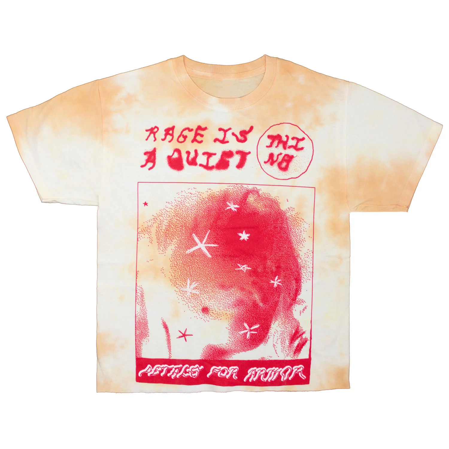 Rage Is A Quiet Thing Custom Cropped Tee Tie Dye T-shirt