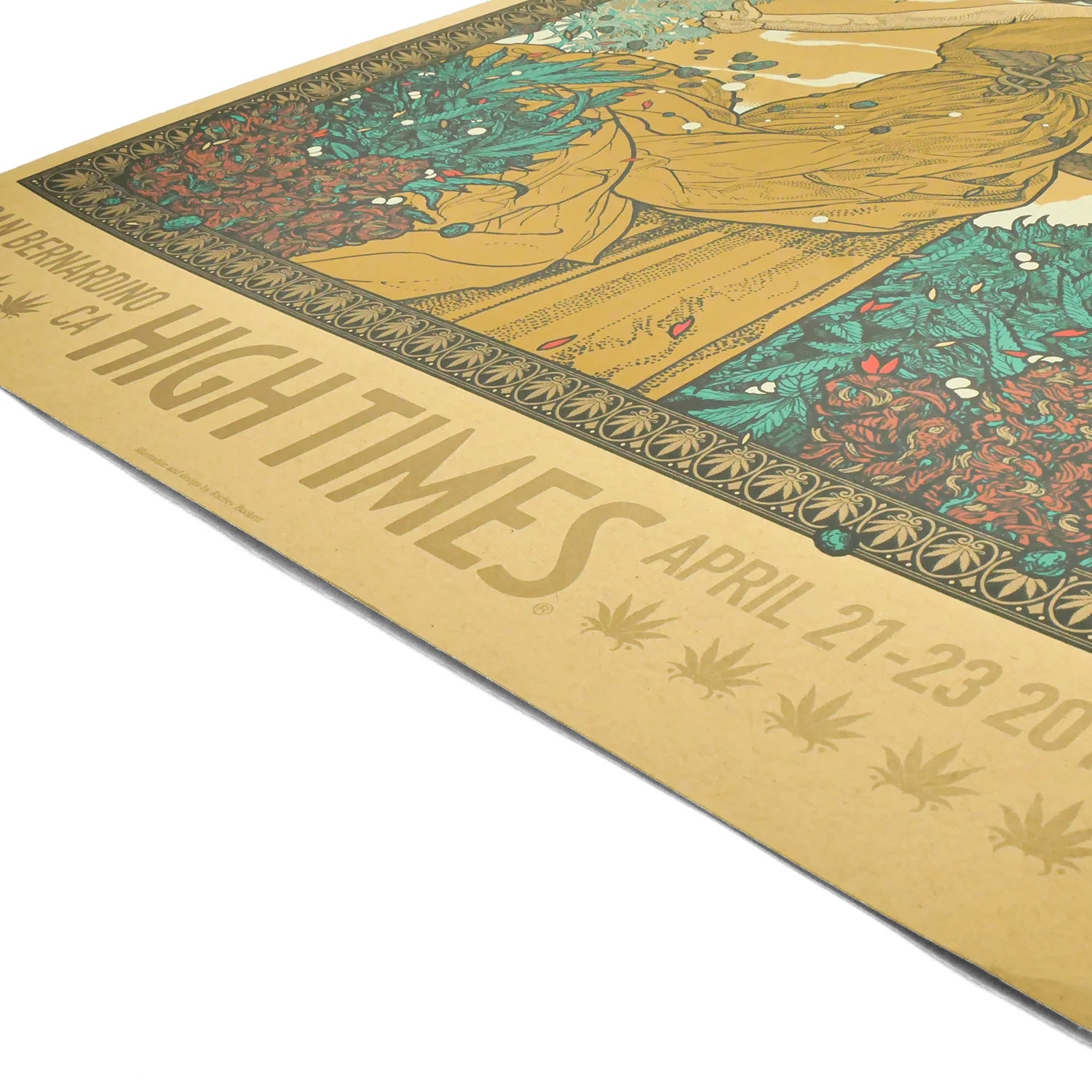 Cannabis Cup San Bernardino 17 by Richey Beckett (Regular Edition) Limited Screenprint - Image 2