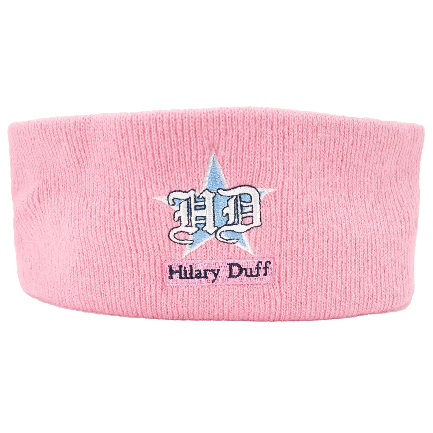 Embroidered HD Star Logo Pink Headband Headband