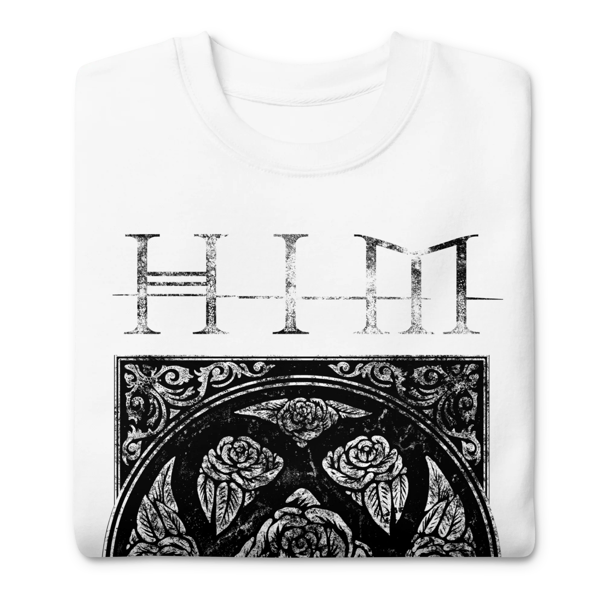 HIM - Chapel Jumbo Print Sweatshirt - Image 3