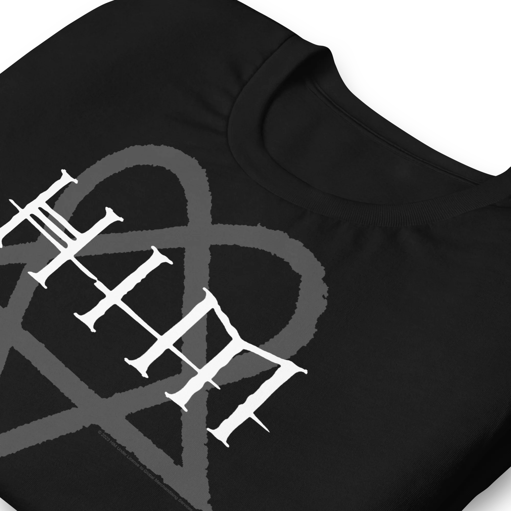 HIM - Dark Heart Jumbo Print T-Shirt - Image 2