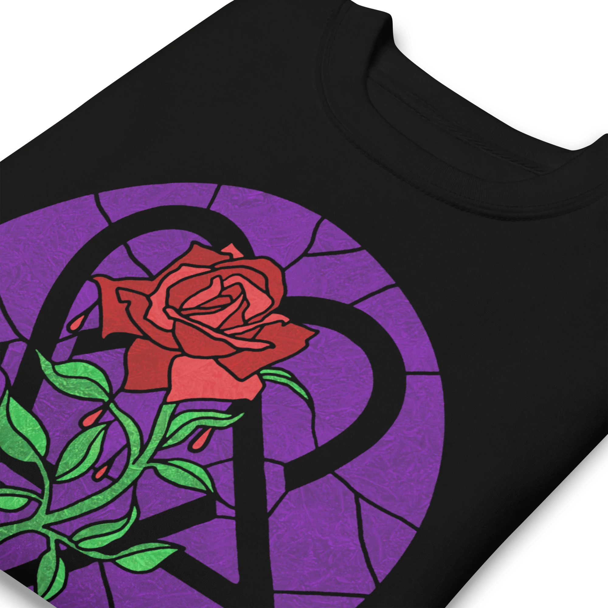 HIM - Stained Glass Jumbo Print Sweatshirt - Image 2