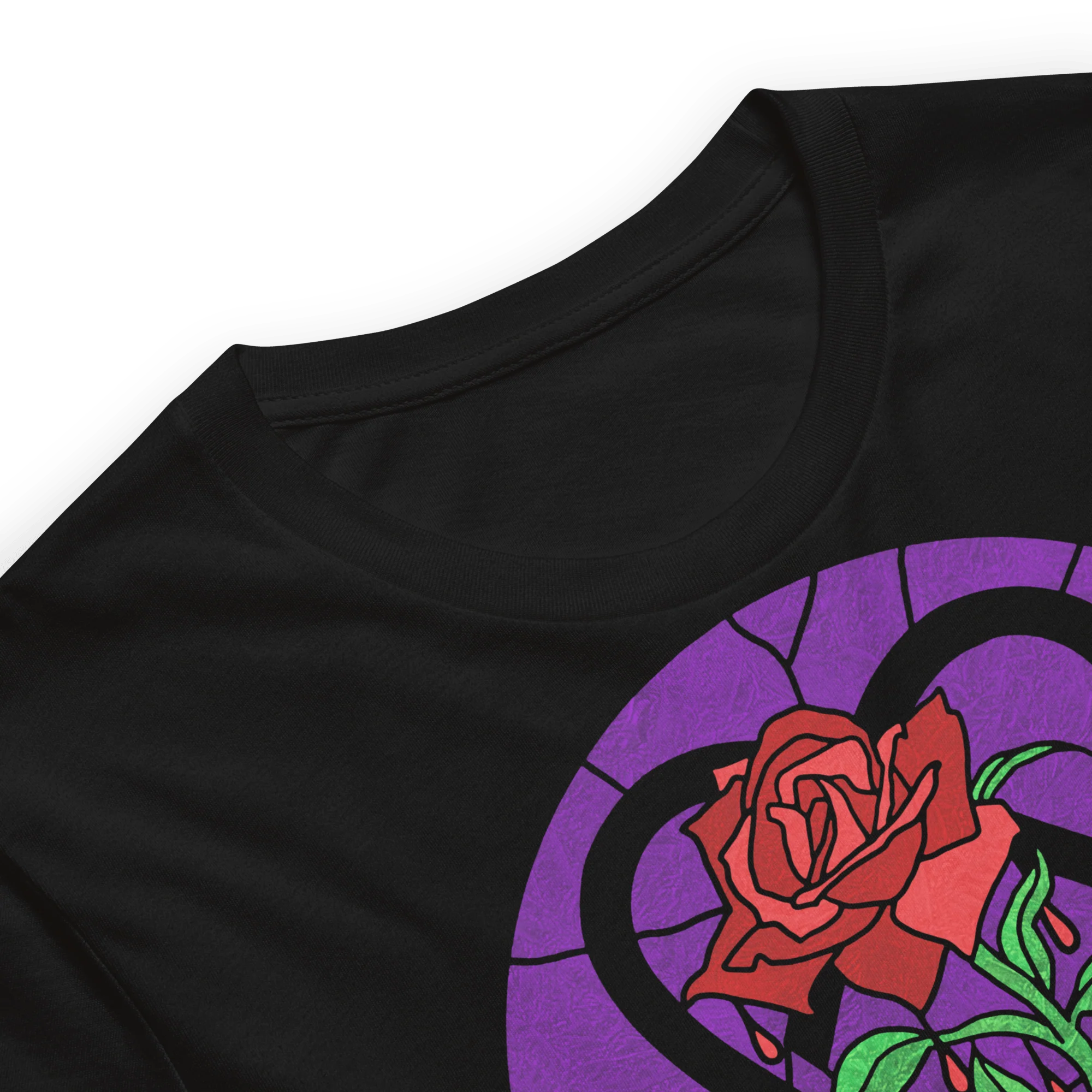 HIM - Stained Glass Jumbo Print T-Shirt - Image 3