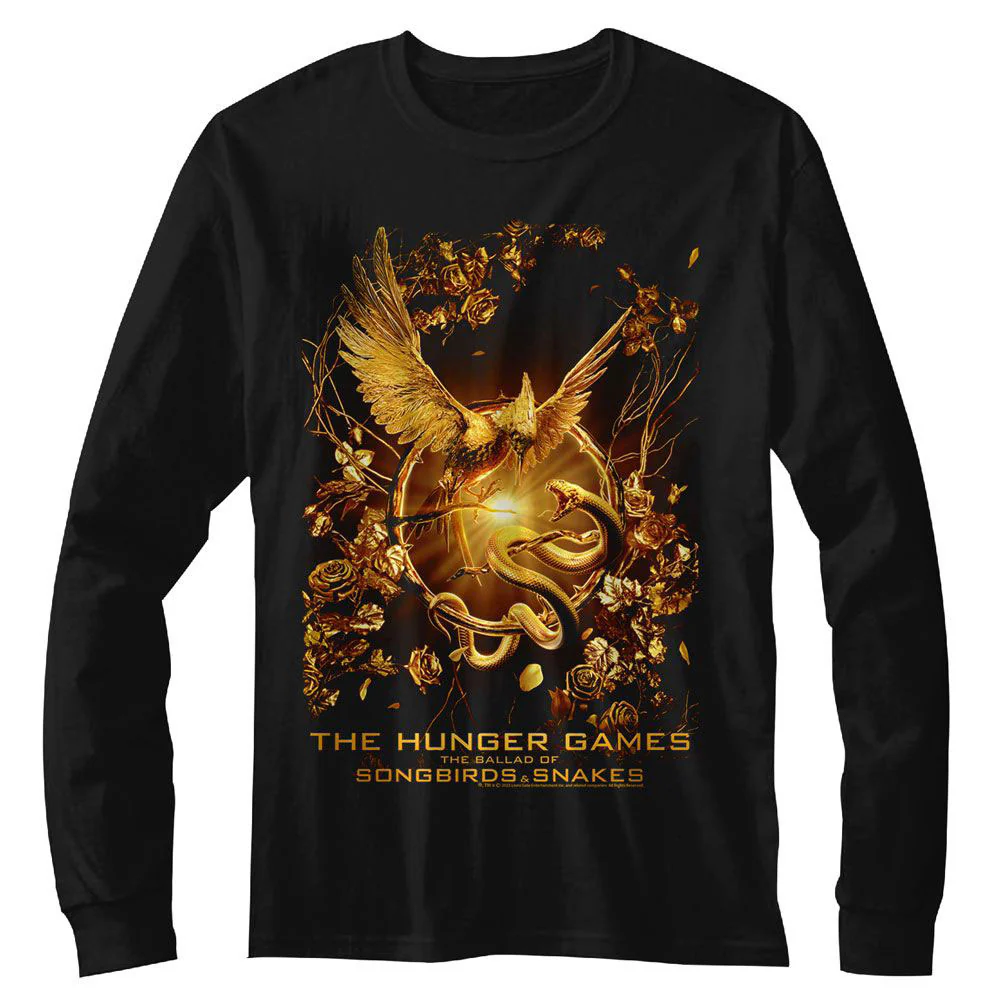 Hunger Games Songbird Snakes Poster Long Sleeve