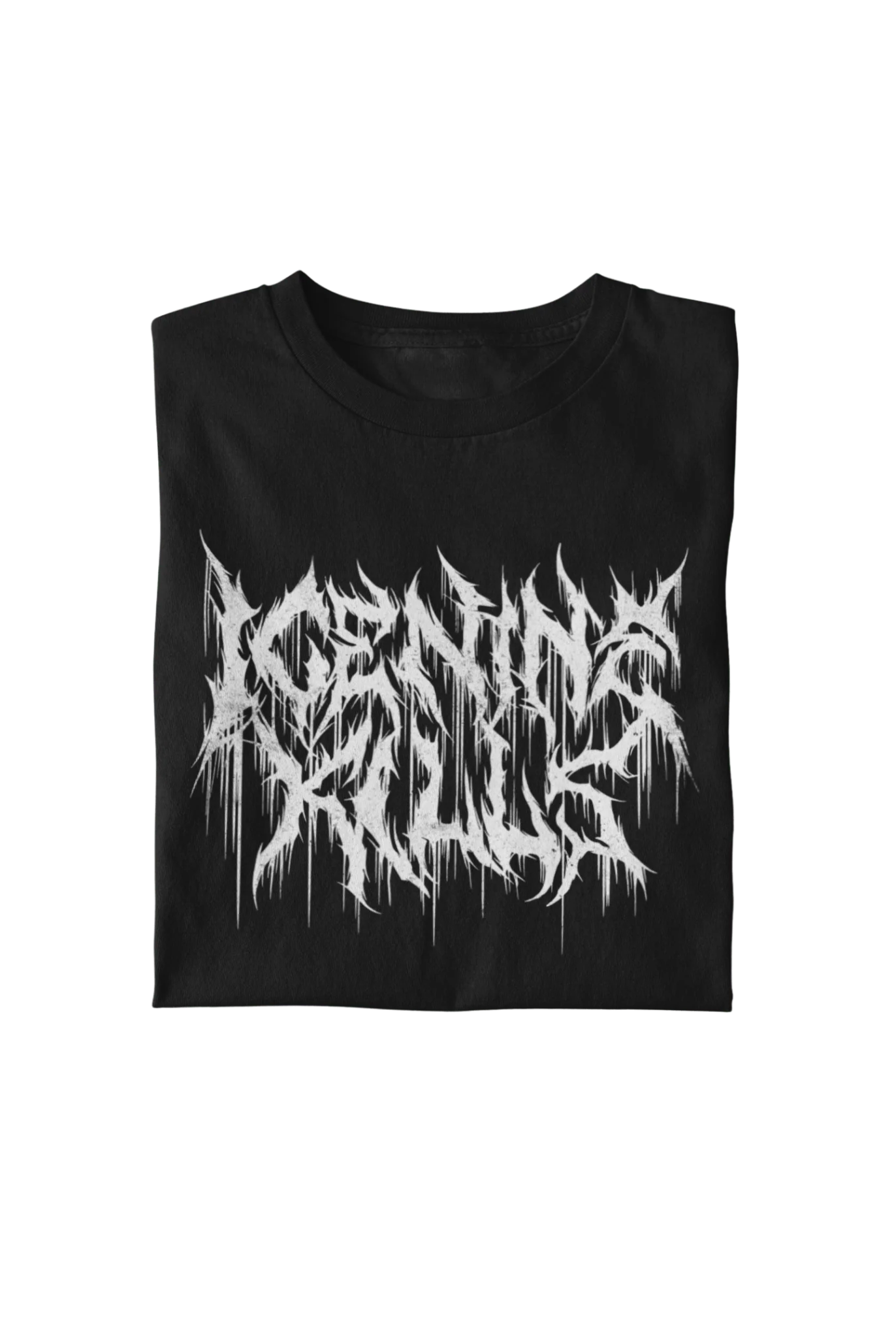 Ice Nine Kills - White Drip Logo T-Shirt - Image 3