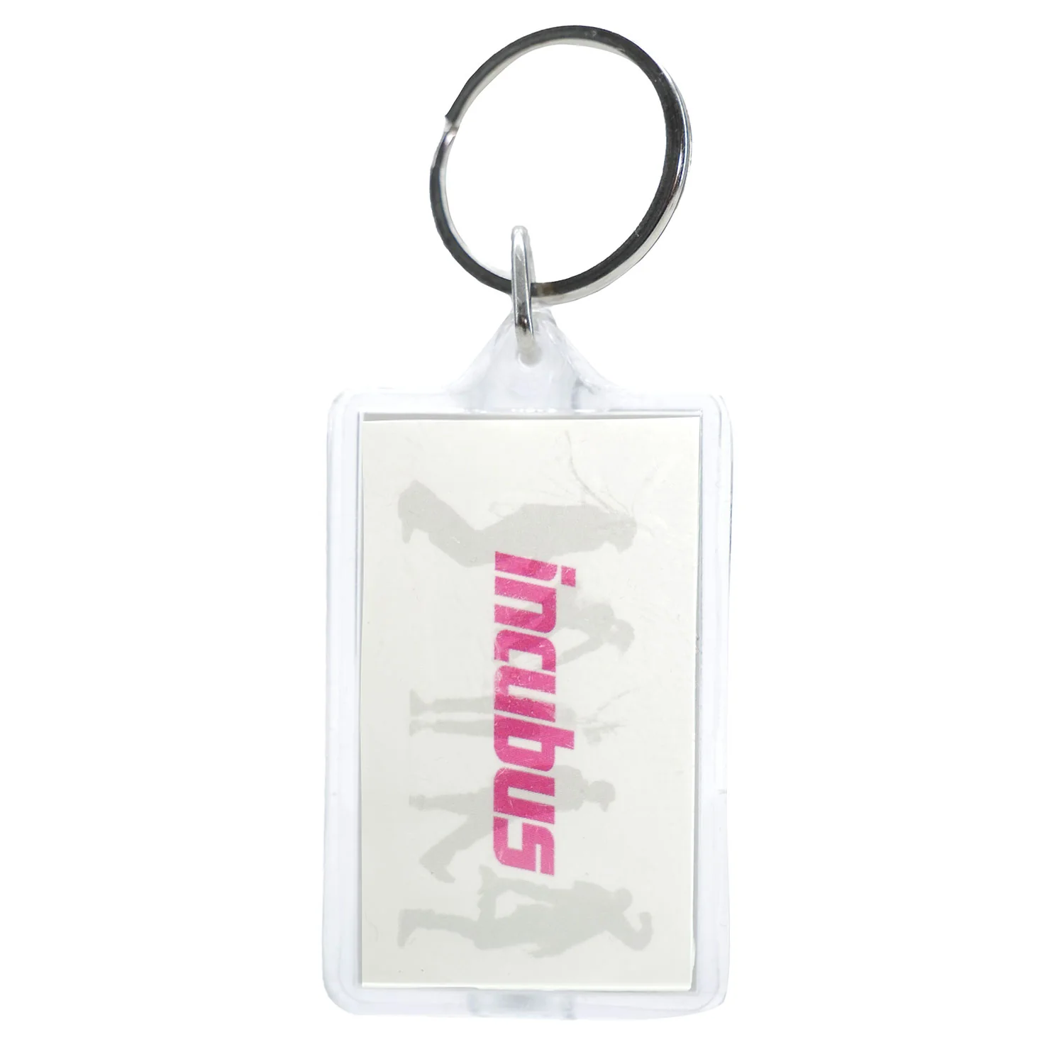 Pink Logo Plastic Key Chain