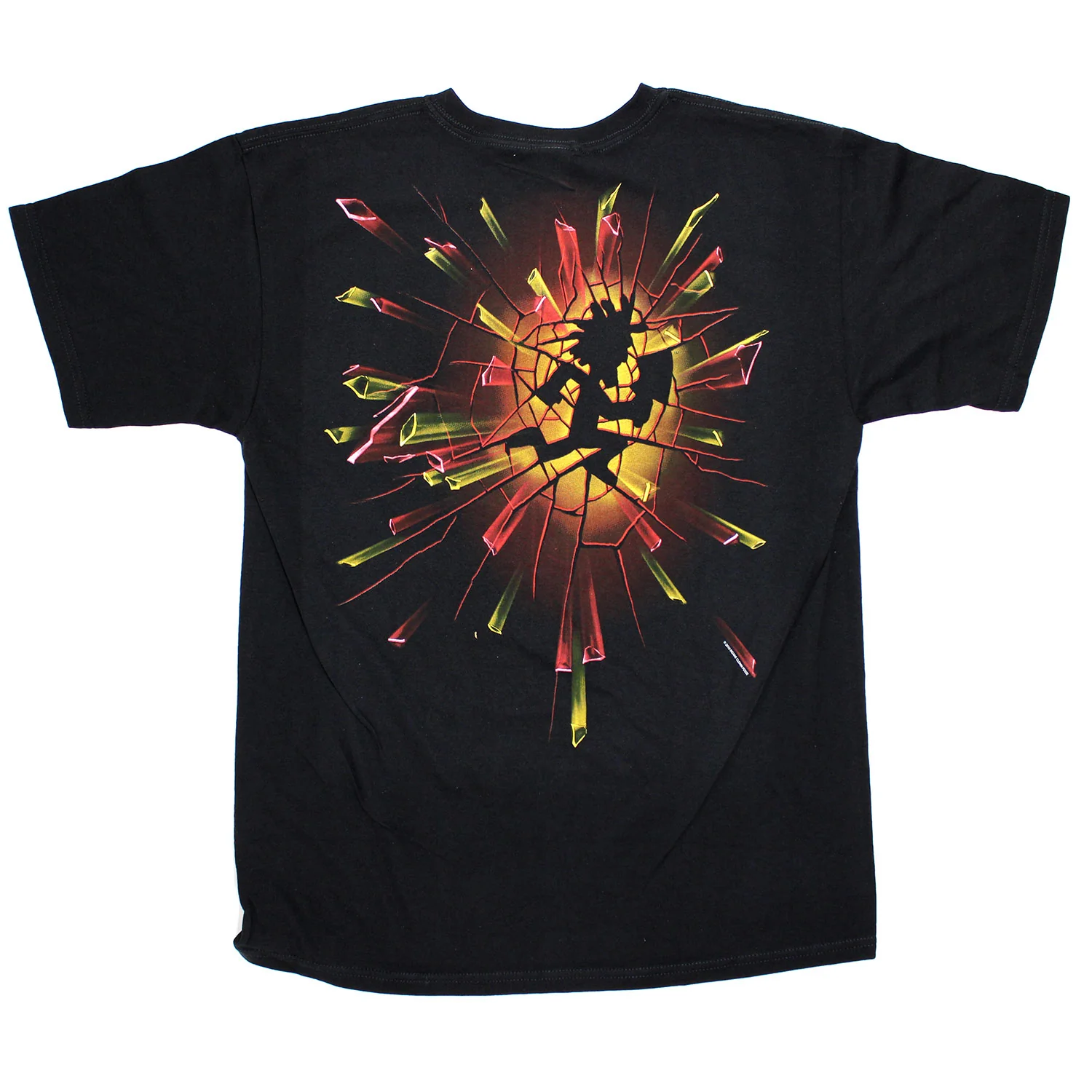 Red & Yellow Shattered Glass T-shirt - Image 2