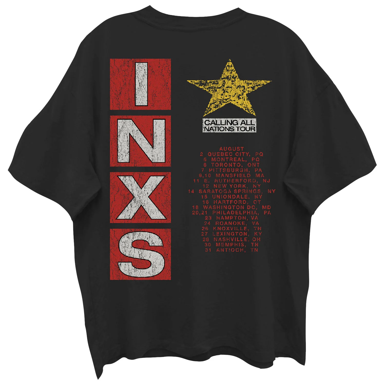 Calling All Nations Tour Vintage T-shirt - Image 2