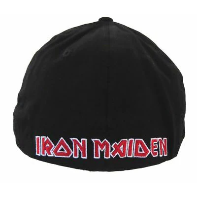 Embroidered Maiden England Fitted Baseball Cap Baseball Cap - Image 2