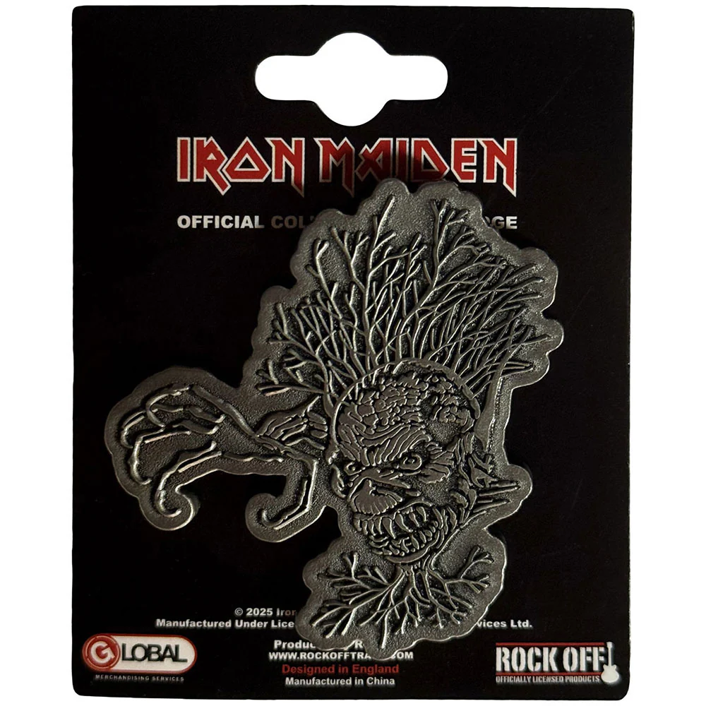 Fear Of The Dark Eddie Pewter Pin Badge