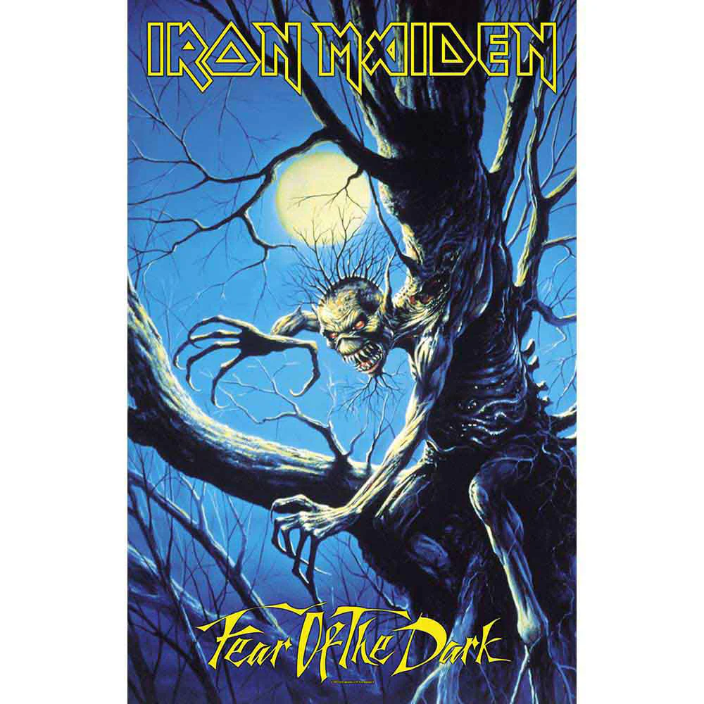 Fear Of The Dark Poster Flag