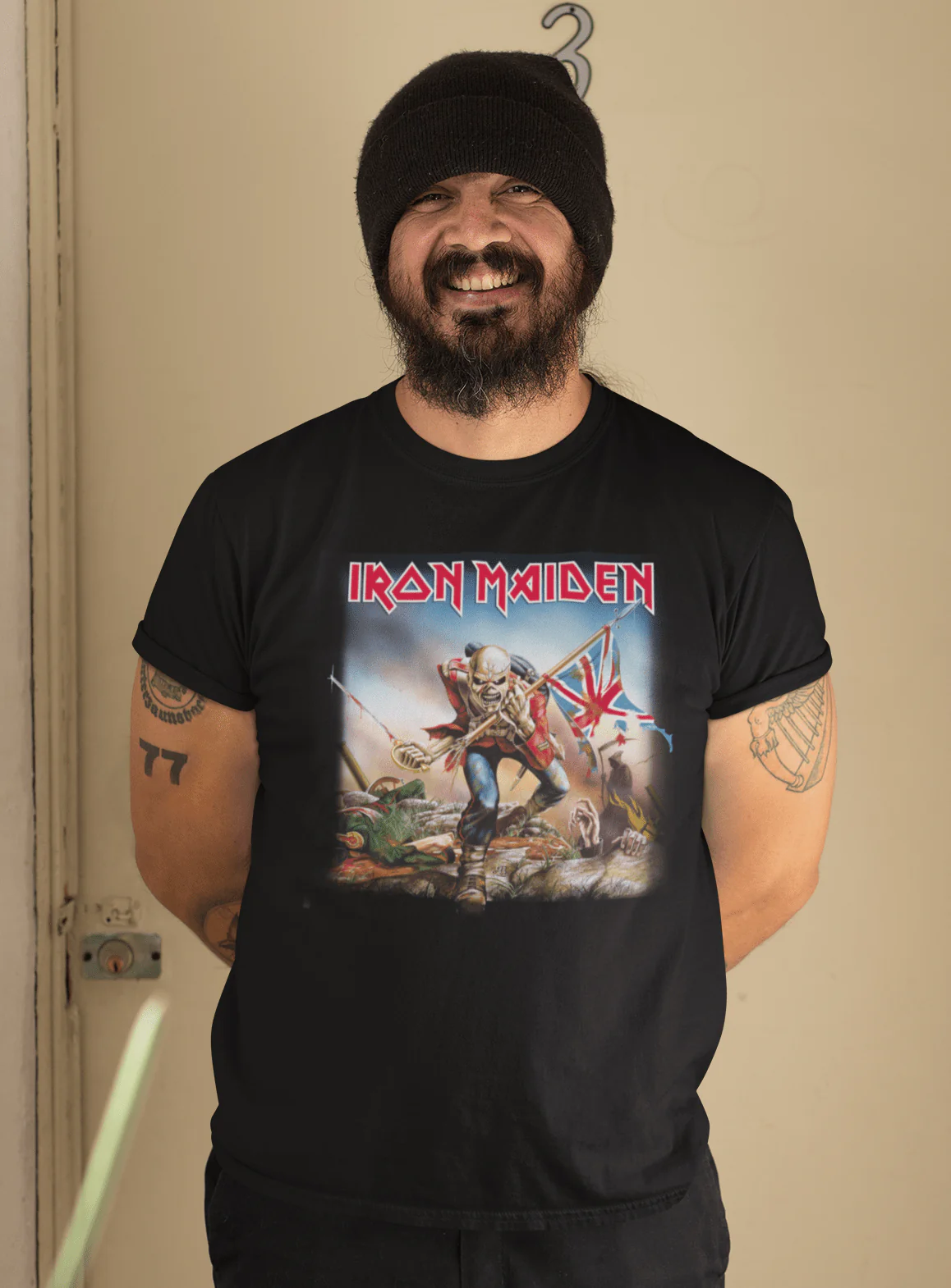 Iron Maiden - Flag T-Shirt - Image 2