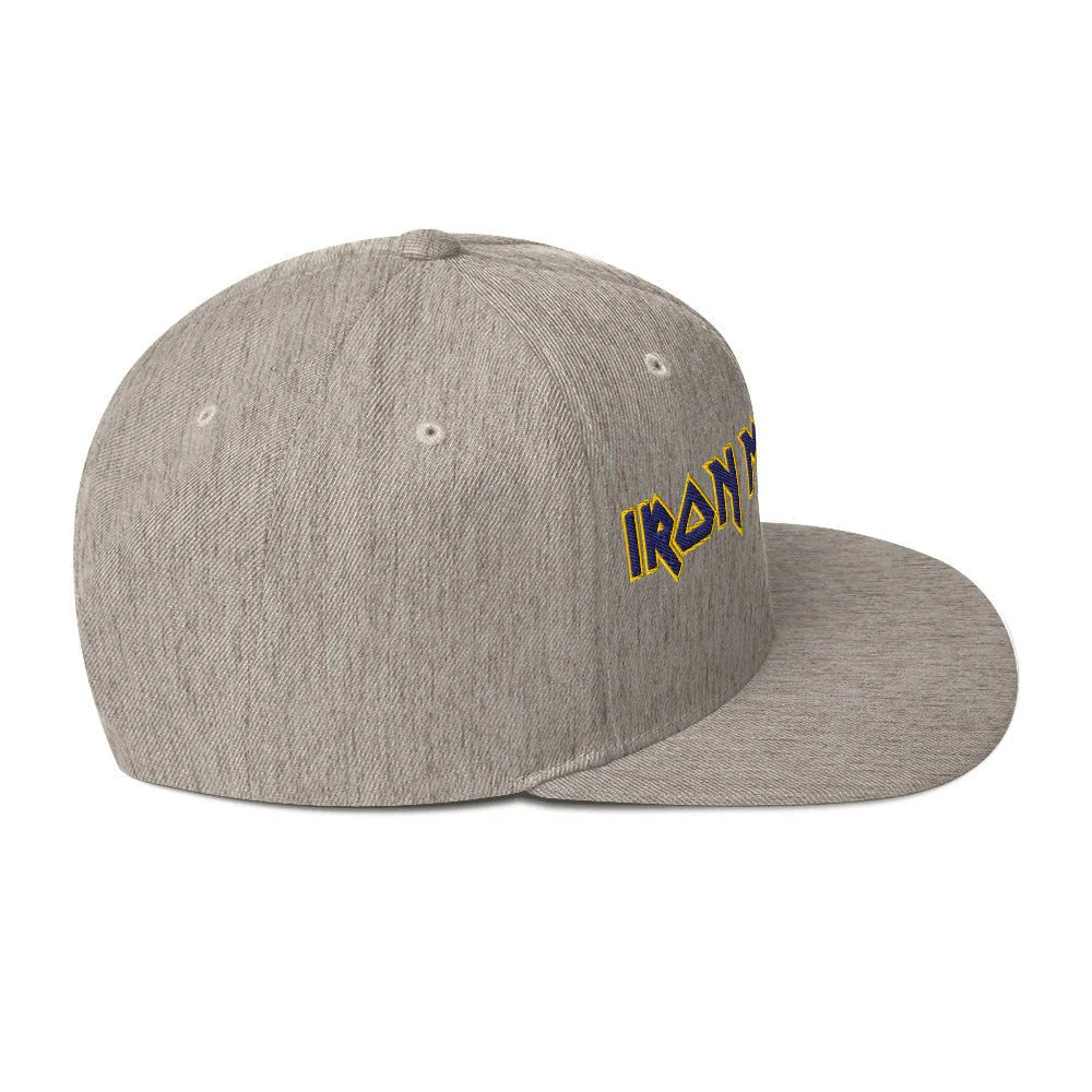 Iron Maiden - Roped Snapback HD Embroidered Hat - Image 5