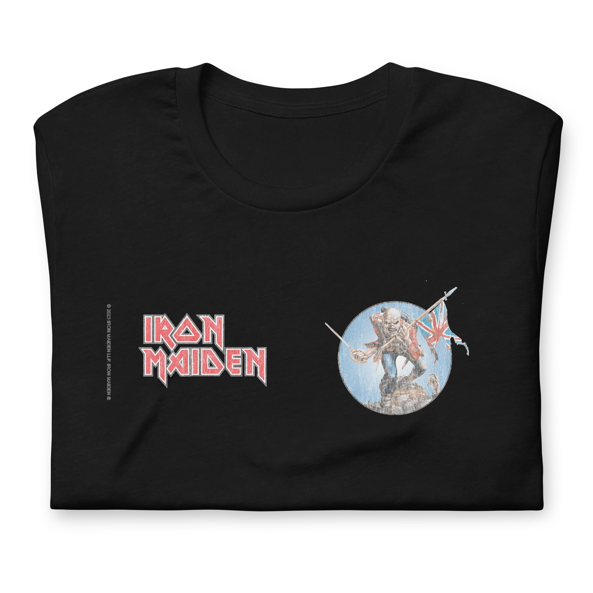 Iron Maiden - Logo Flag T-Shirt - Image 2