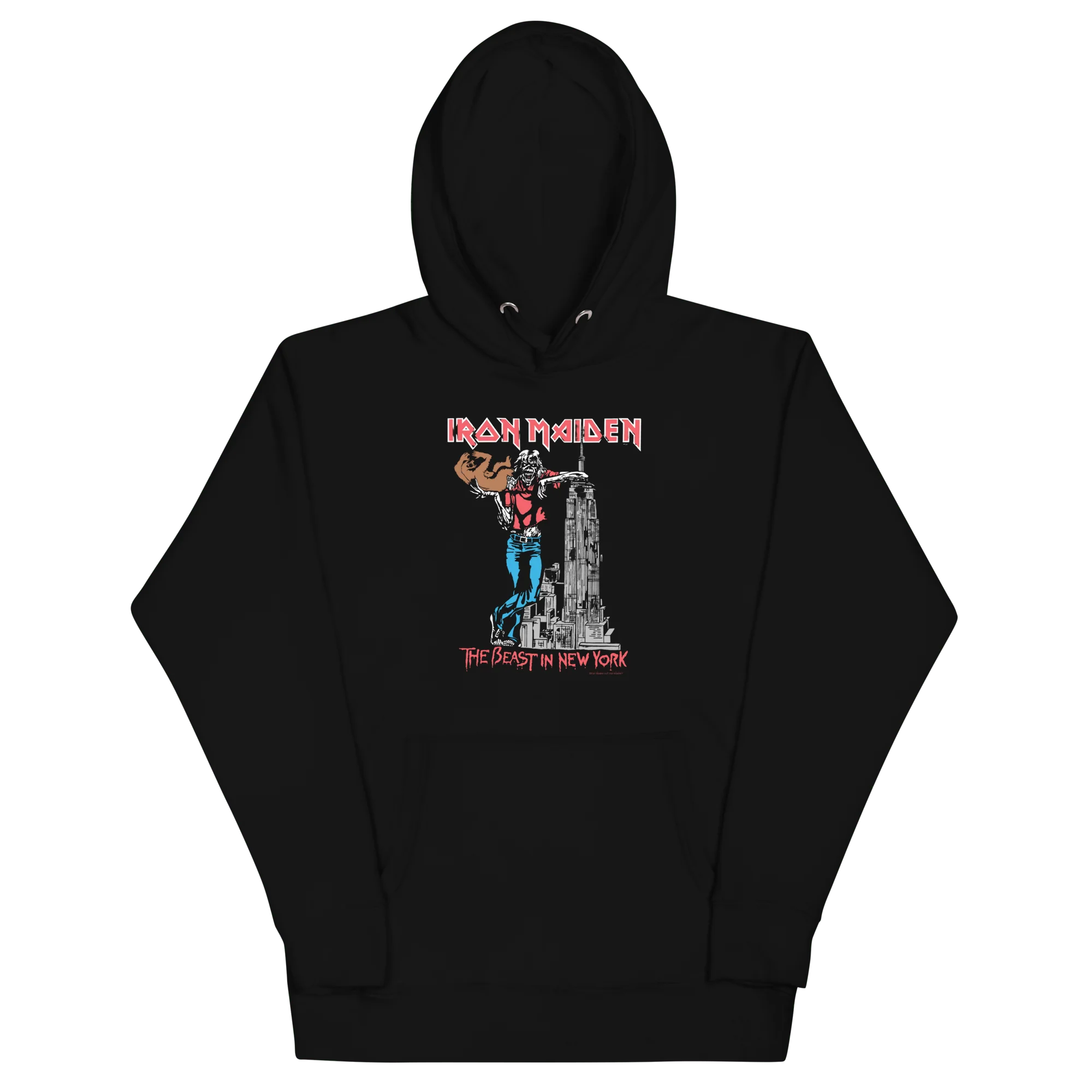Iron Maiden - NYC 1982 Vintage Tour Hoodie - Image 3