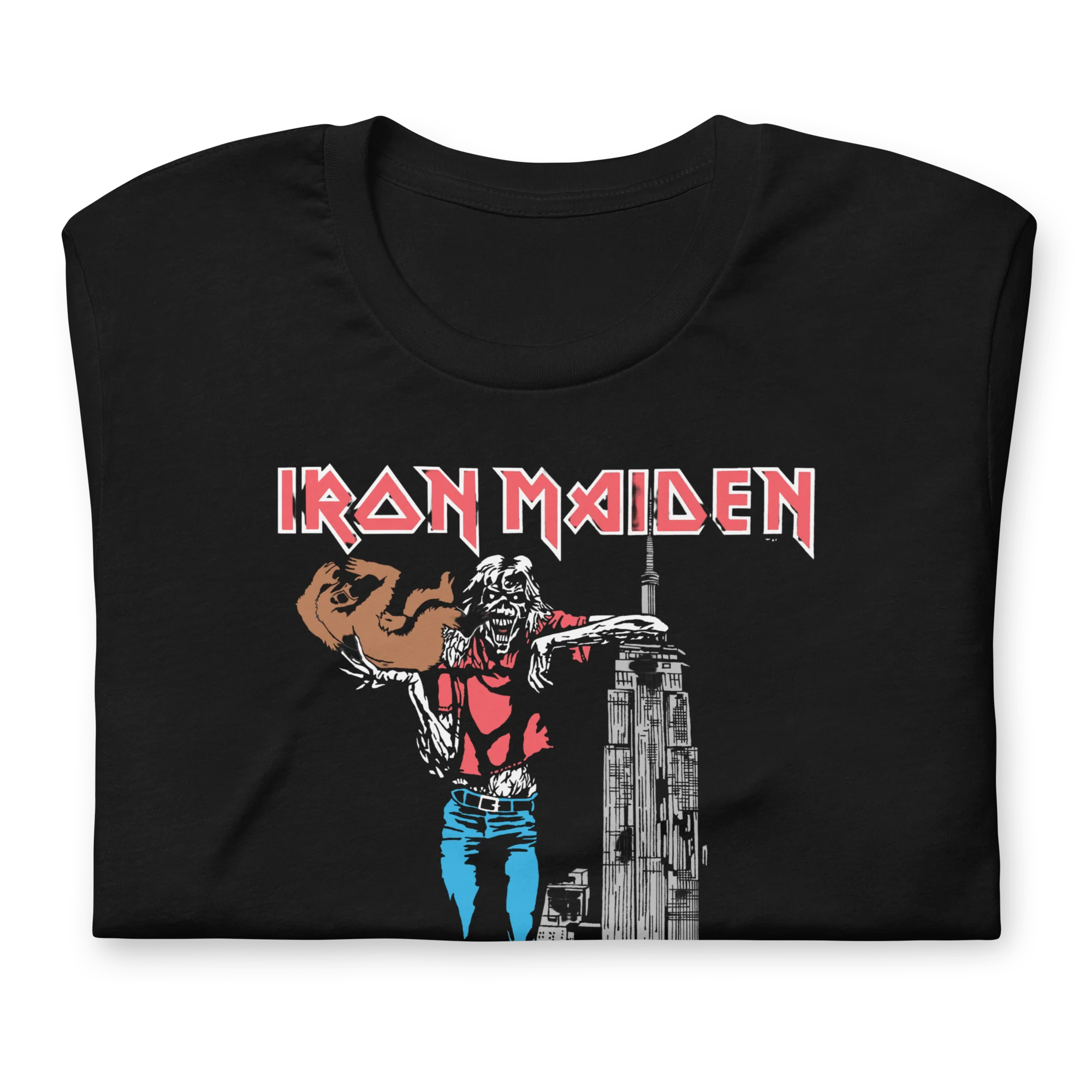 Iron Maiden - NYC 1982 Vintage Tour T-Shirt - Image 2