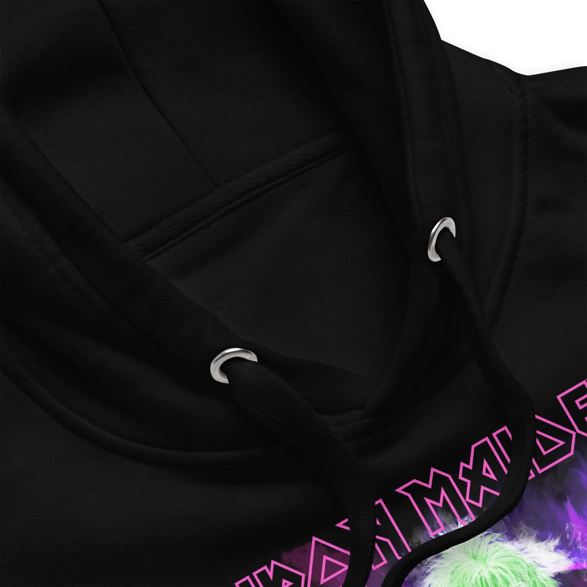 Iron Maiden - Purple Guitar Classic Hoodie - Image 3