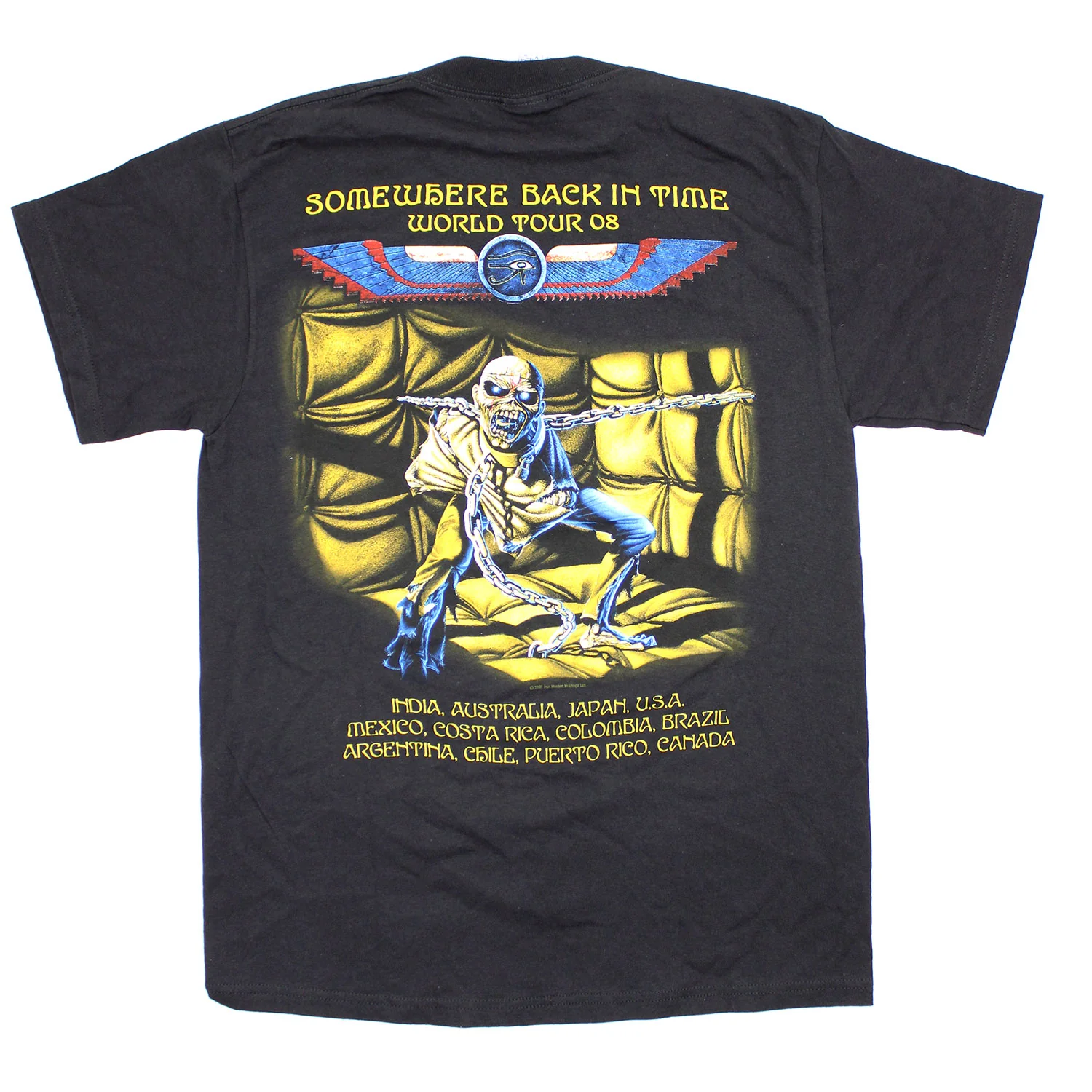 Somewhere Back In Time World Tour 08 T-shirt - Image 2