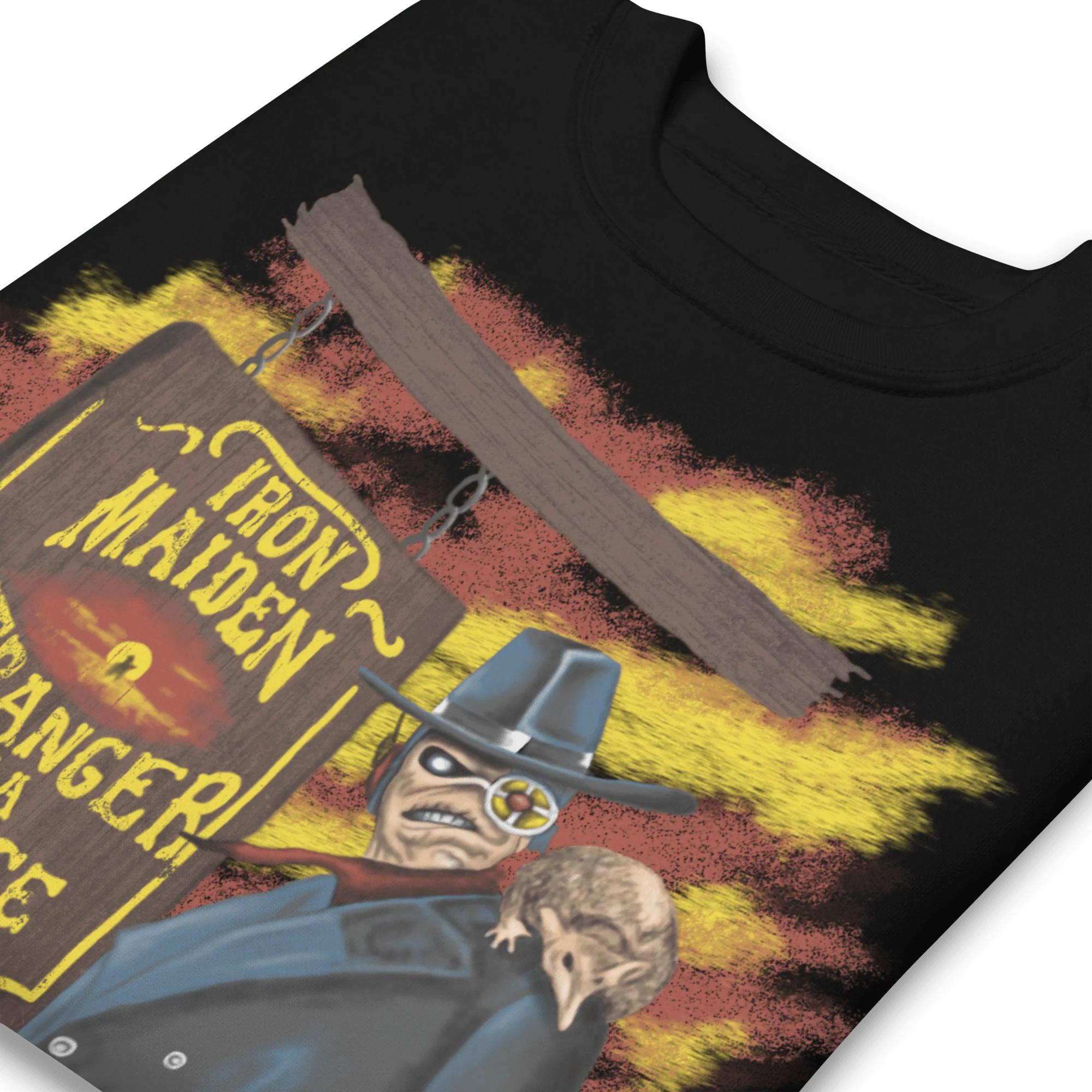 Iron Maiden - Strange Land Texas 1987 Vintage Tour Sweatshirt - Image 3