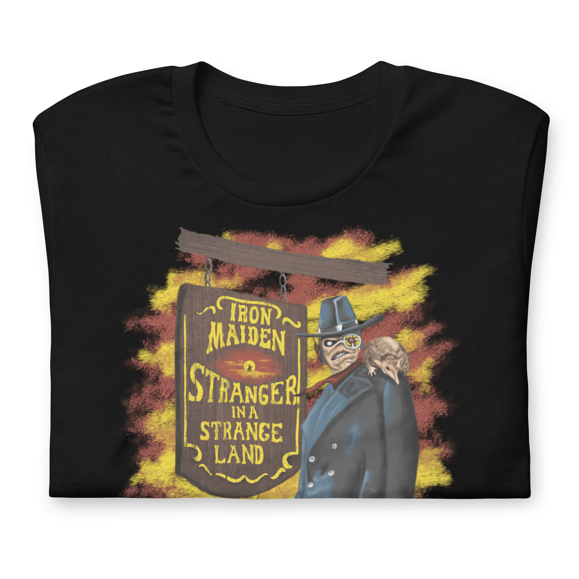 Iron Maiden - Strange Land Texas 1987 Vintage Tour T-Shirt - Image 2