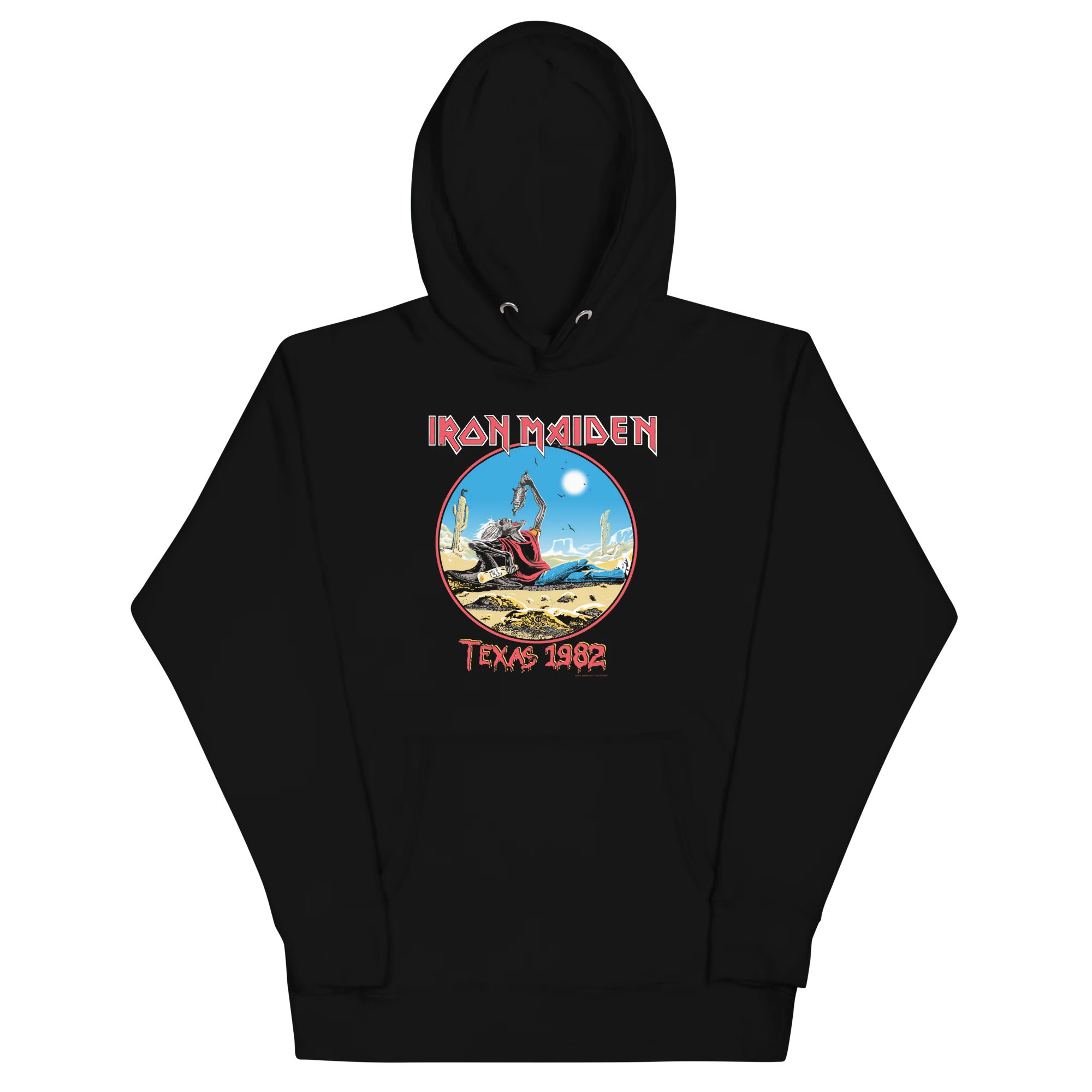 Iron Maiden - Texas 1982 Vintage Tour Hoodie - Image 2
