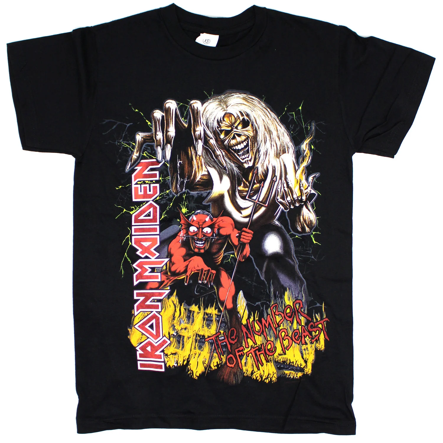 The Number Of The Beast With Vertical Logo T-shirt