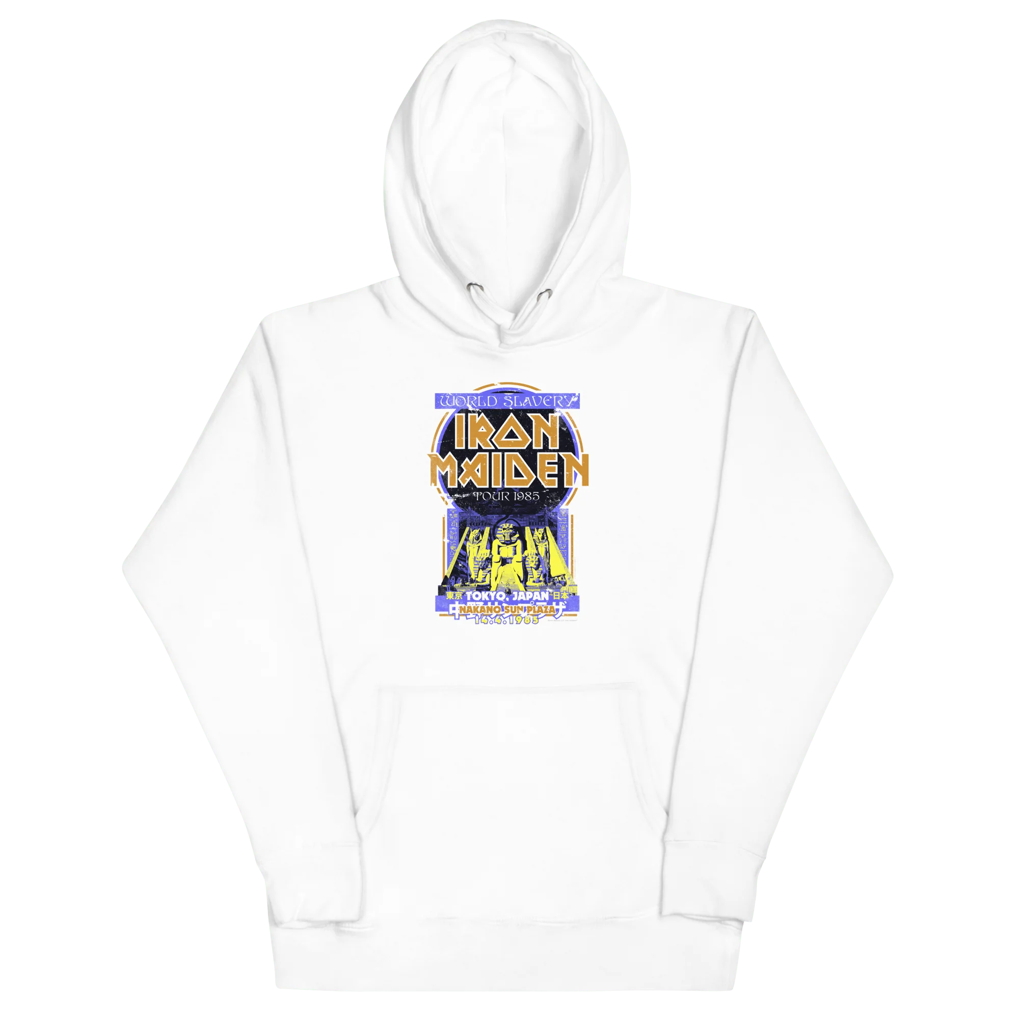 Iron Maiden - Tokyo 1985 Vintage Tour Hoodie - Image 2