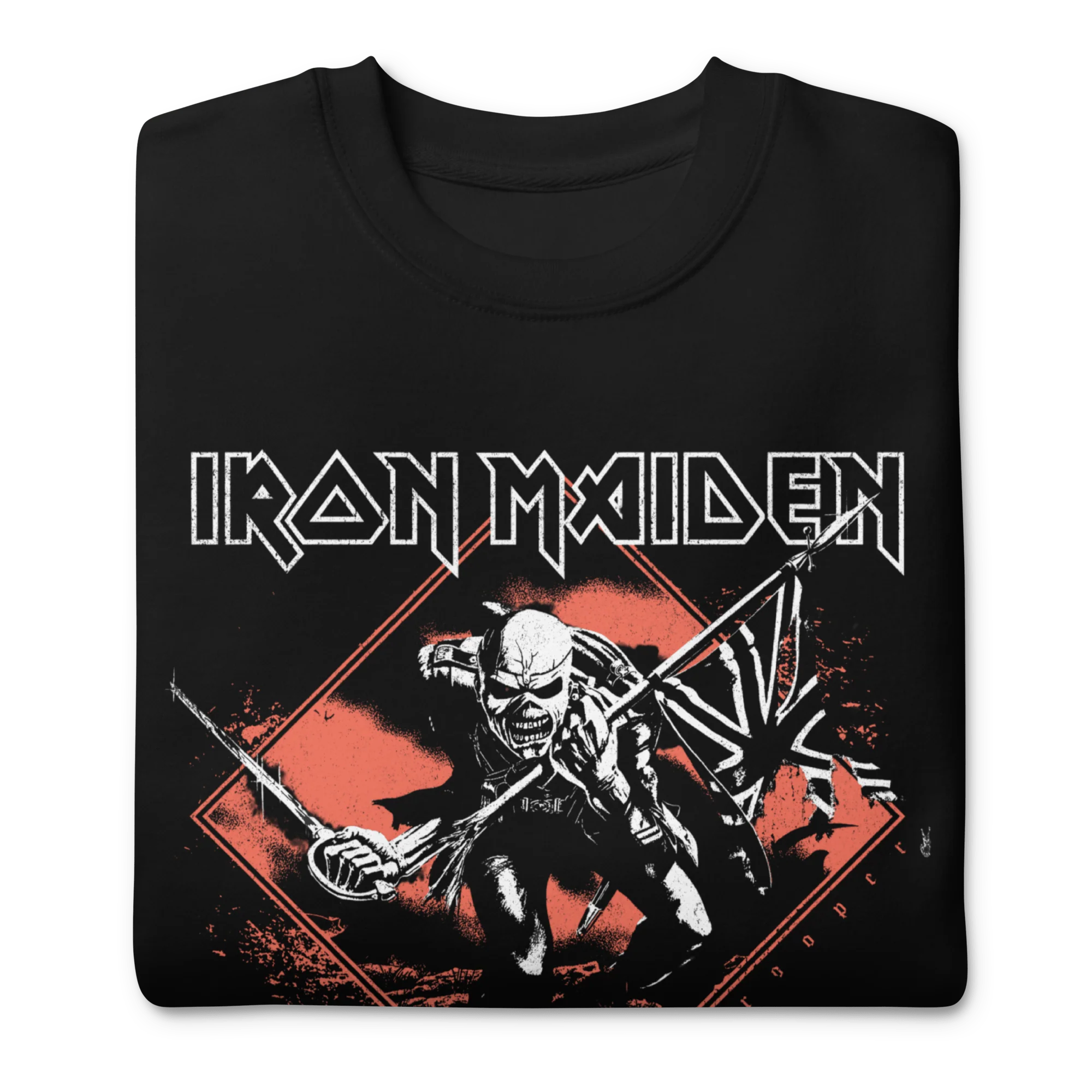 Iron Maiden - Trooper Diamond Jumbo Print Sweatshirt