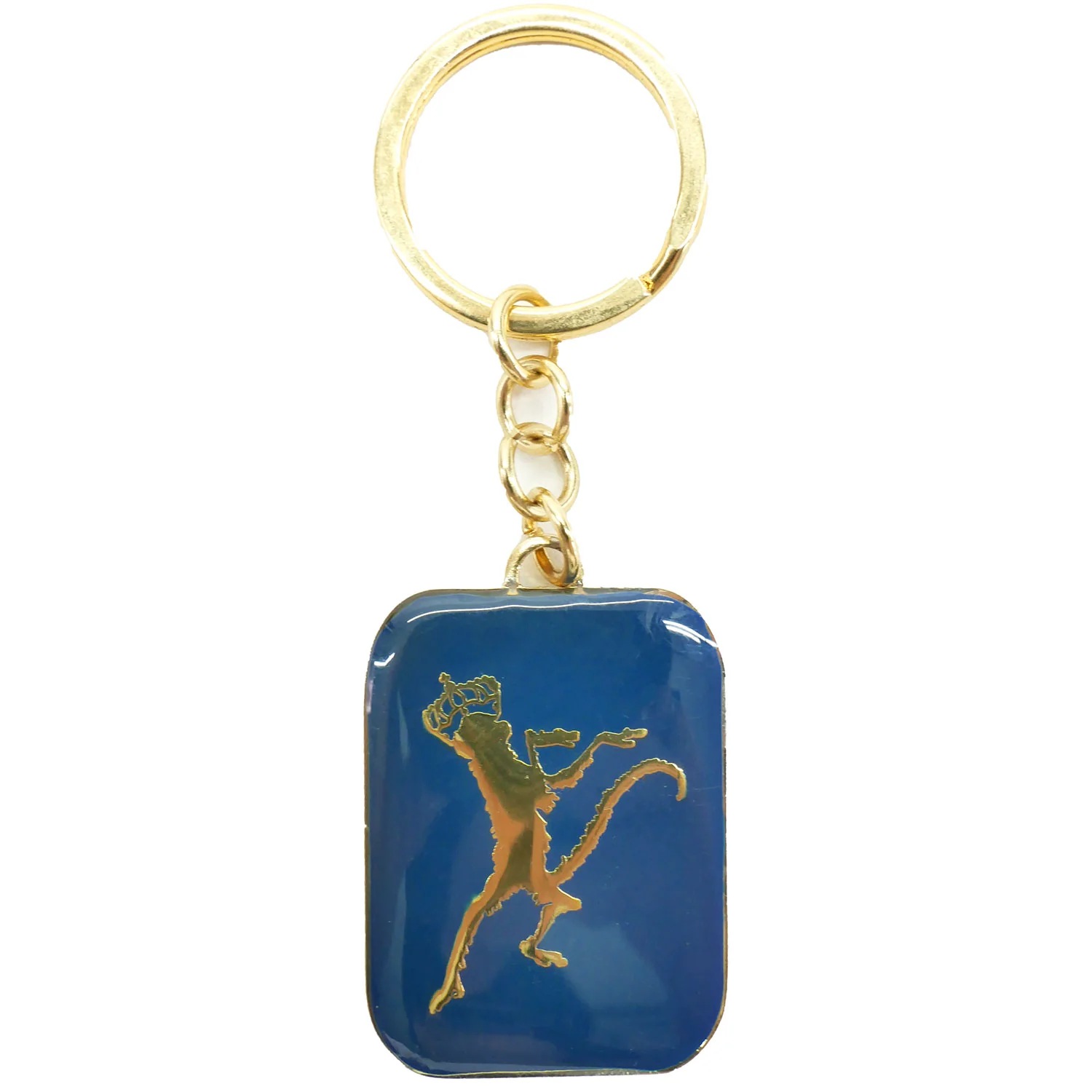 tour 2006 Blue Enamel & Metal Keychain Metal Key Chain - Image 2