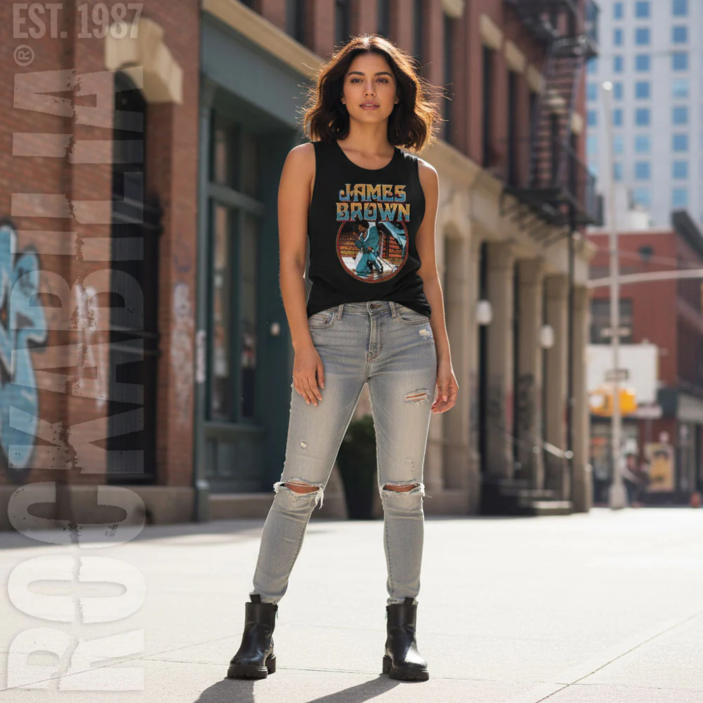 James Brown Kneel Circle Womens Tank - Image 2