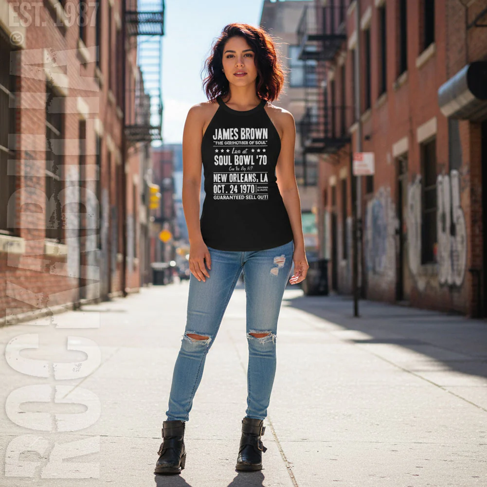 James Brown Soul Bowl 1970 Womens Tank - Image 2
