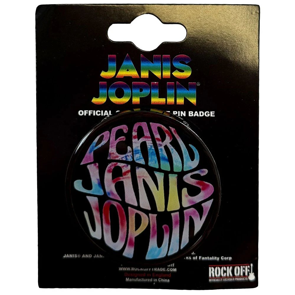 Pearl Emblem Colour Pewter Pin Badge