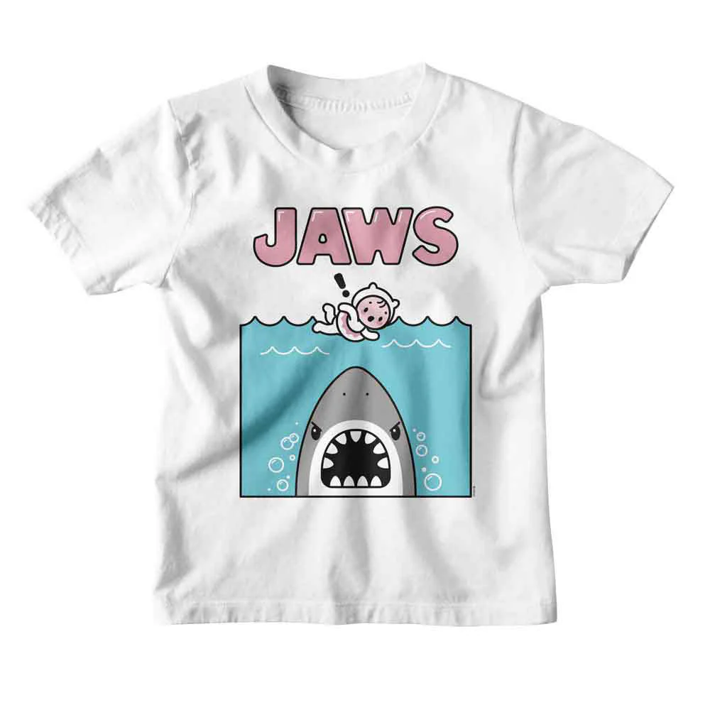 Jaws Kawaii Jaws Swim Kids Childrens T-shirt