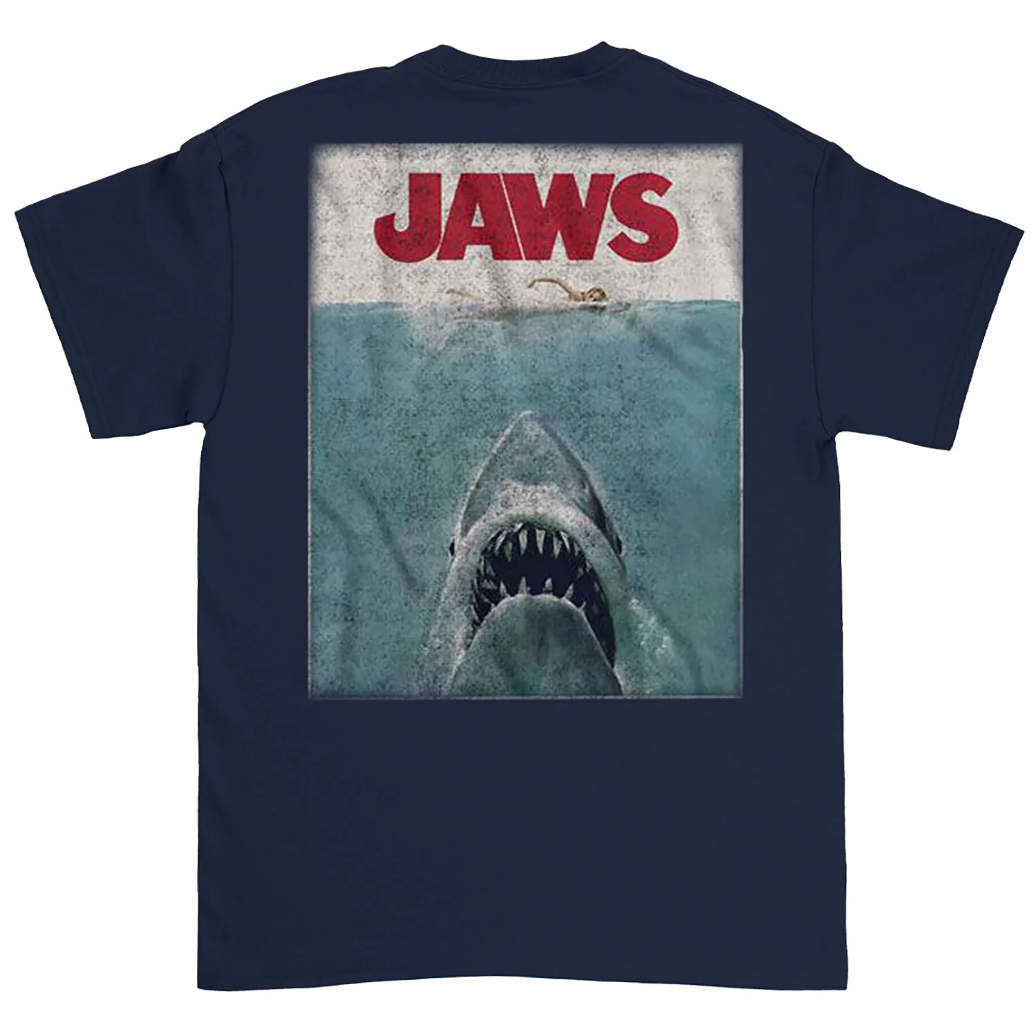 Jaws Vintage Poster F B T-shirt - Image 2