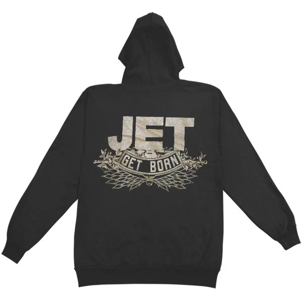 Get Born Zippered Hooded Sweatshirt - Image 2