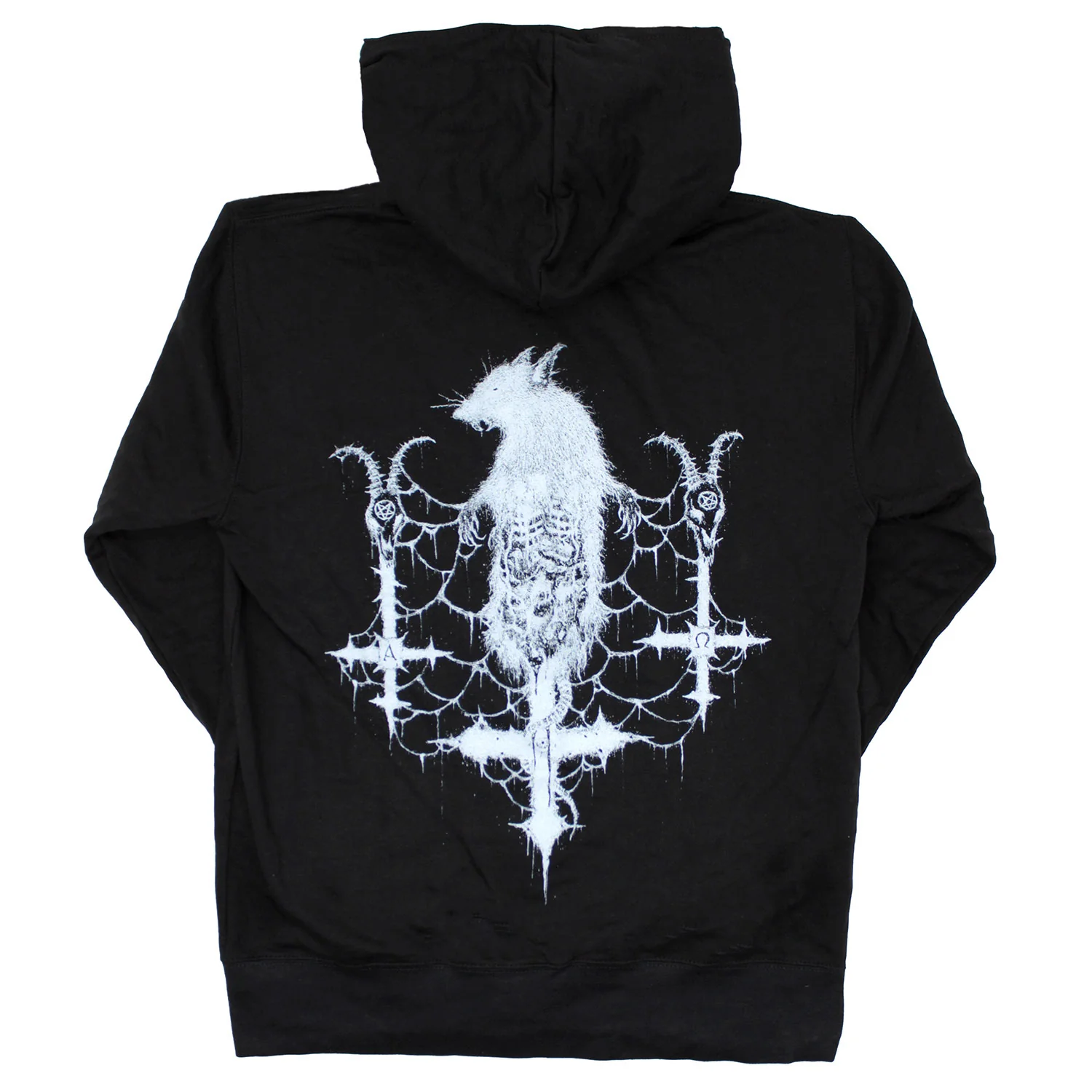 Goat/Rat Zippered Hooded Sweatshirt - Image 2