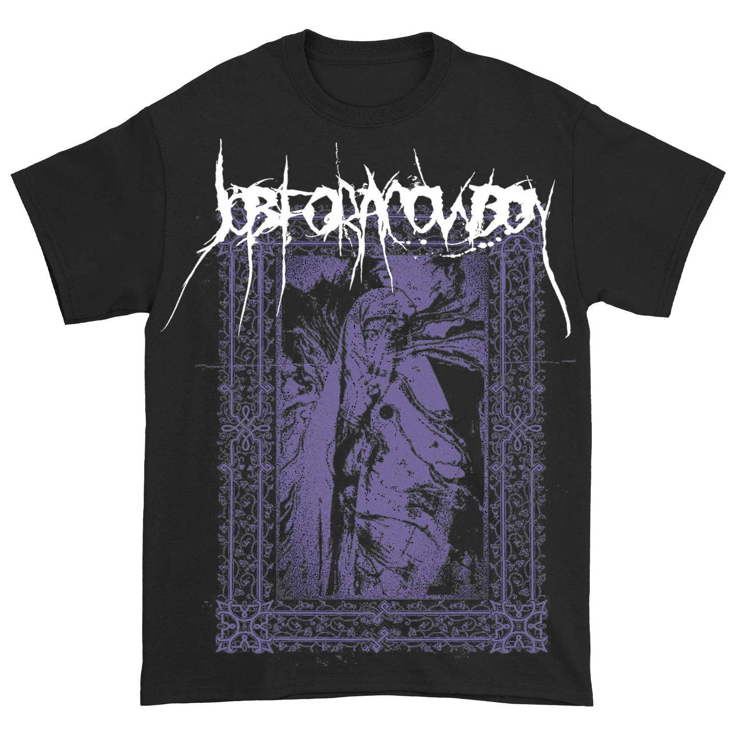 Purple design T-shirt
