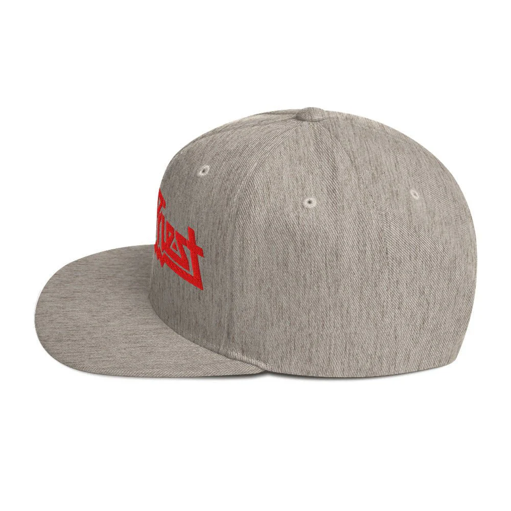 Judas Priest - Electric Logo Grey Snapback Hat - Image 3