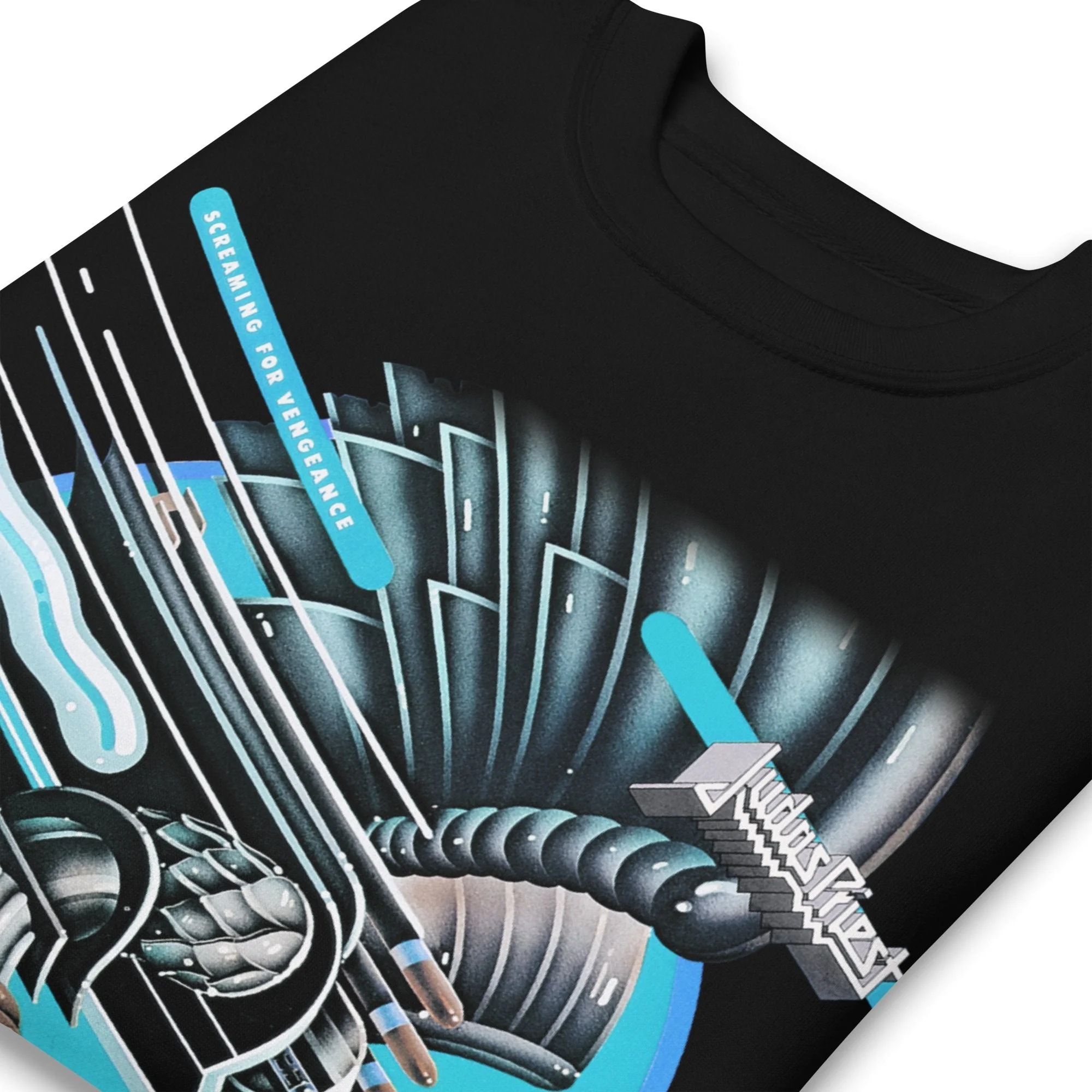 Judas Priest - Neon Screaming Jumbo Print Sweatshirt - Image 2