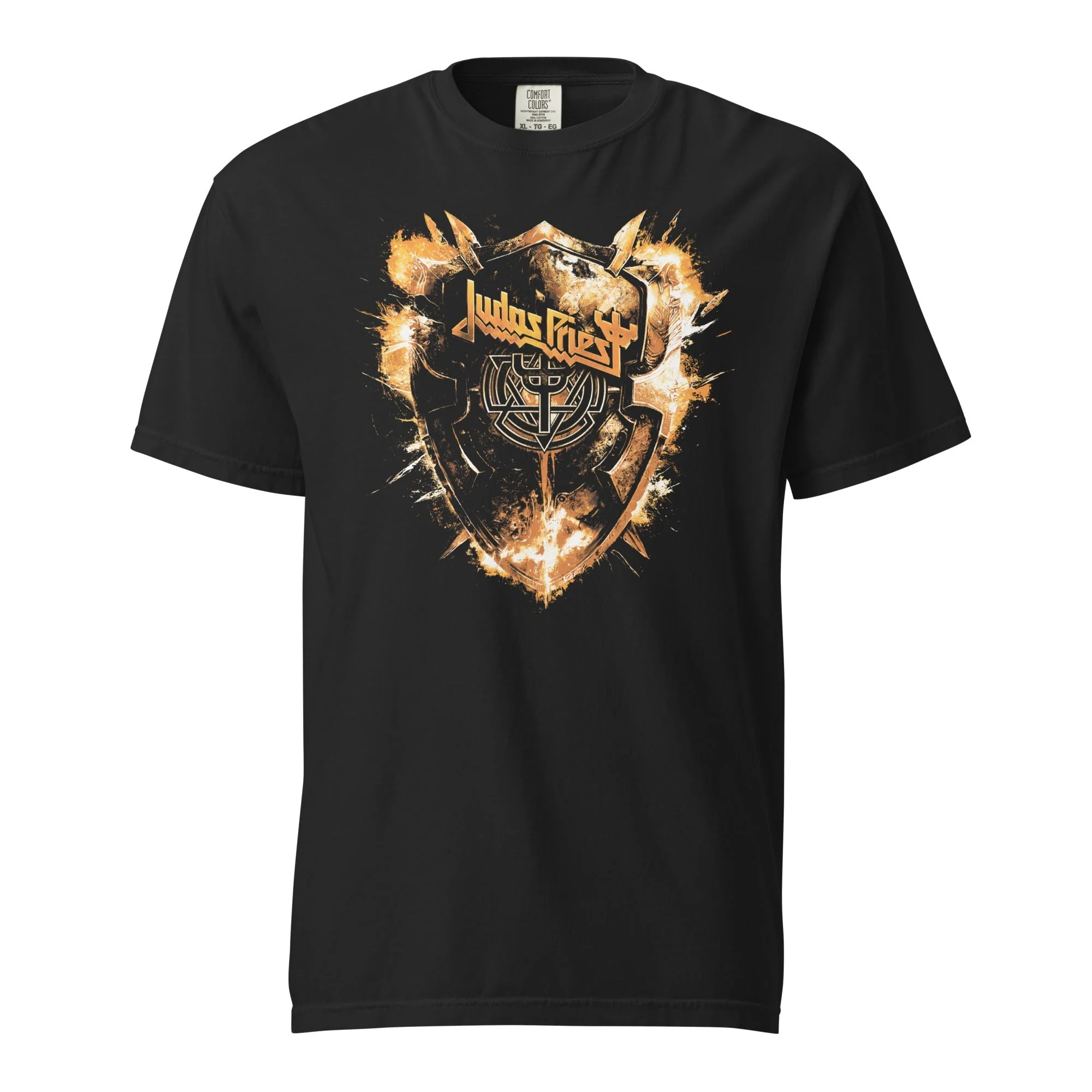 Judas Priest - Panic Attack Mineral Wash T-Shirt - Image 3