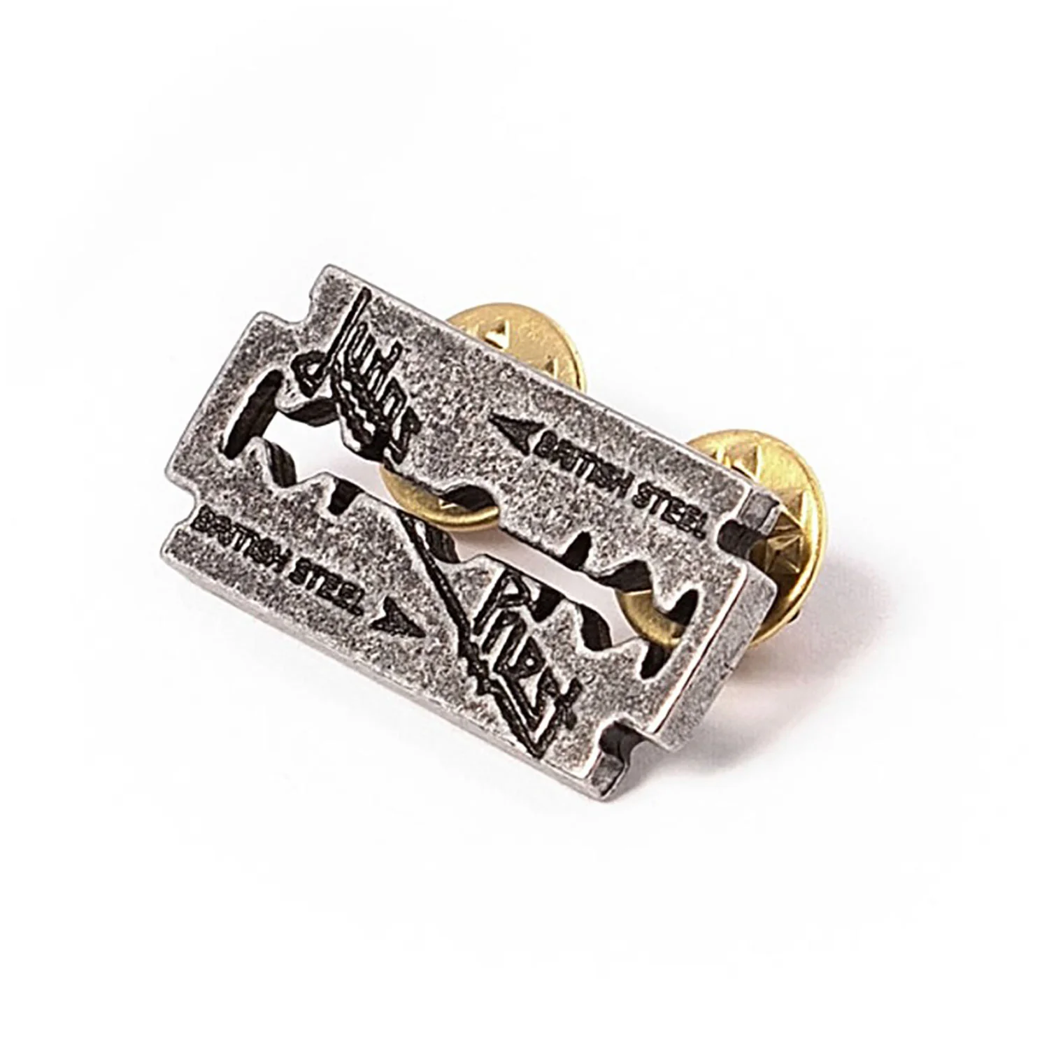 Razorblade Pin Badge Pewter Pin Badge - Image 2