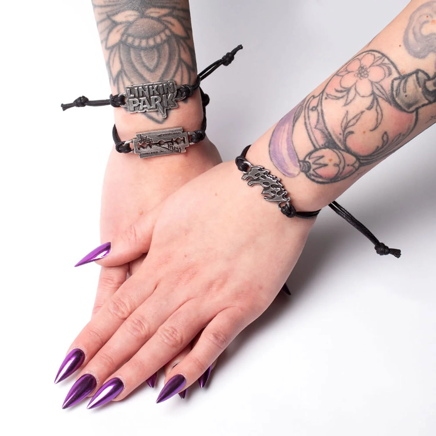 Razorblade Wrist Strap Wristband - Image 2