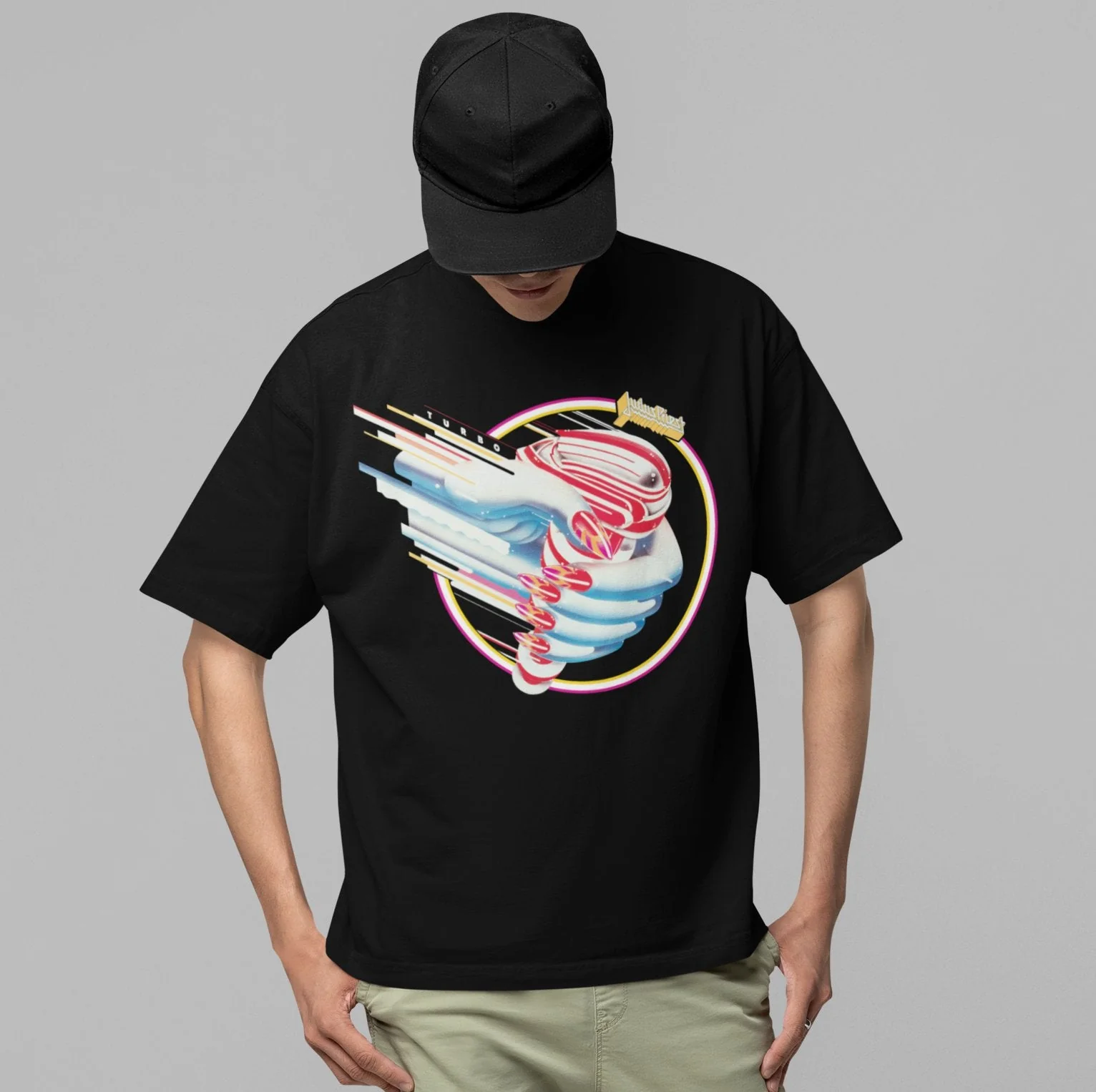 Judas Priest - Turbo Hand Jumbo Print T-Shirt - Image 2