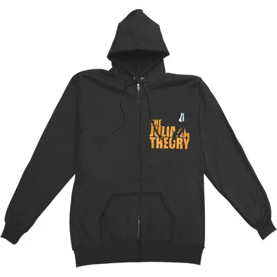 Running Man Zippered Hooded Sweatshirt